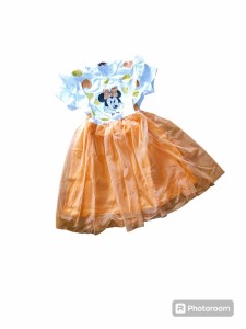 Letnia sukienka dziewczęca z myszką MINNIE, tiul, serca