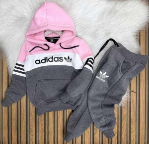 Komplet dresowy dziecięcy turecki ADIDAS, ocieplany