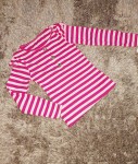 Bluzeczka prążkowana w paski z guzikami