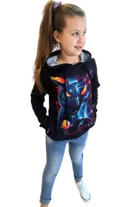 Bluza malowana kolorowa sowa