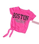 Koszulka letnia neonowa dziewczęca BOSTON