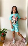 Letni komplet dziewczęcy. myszka Minnie, grochy