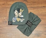 Komplet czapka i komin dziewczęcy MYSZKA MINNIE